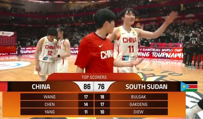 女篮胜南苏丹！宫鲁鸣淡定，张子宇搂王思雨，张曼曼陈玉婕总结！