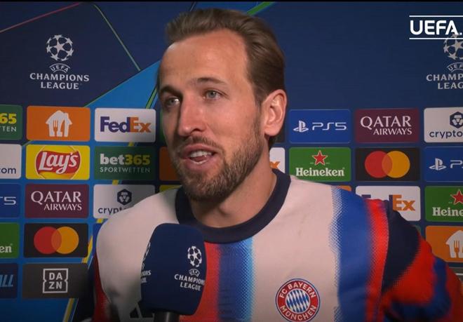 凯恩：第二球是我欧冠生涯最佳进球之一，融合了我所有的技术