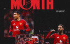 曼联3月最佳球员候选：B费、卡塞米罗、库尼亚