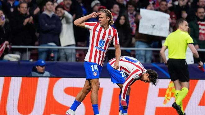 马竞8人身背2黄，若在巴萨主场拿黄牌将缺席次回合比赛