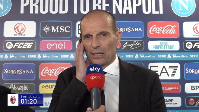 阿莱格里：我认为我们必须达到74分才能在数学上确保欧冠资格