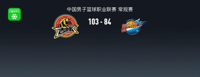 CBA战报：吉林103-84四川，DJ-威尔逊31+12+8