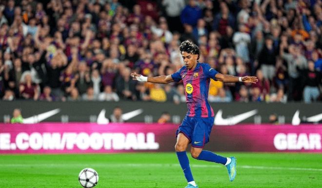 4-1狂胜6万球迷见证！18岁亚马尔刷爆纪录，巴萨距夺冠只差一步？