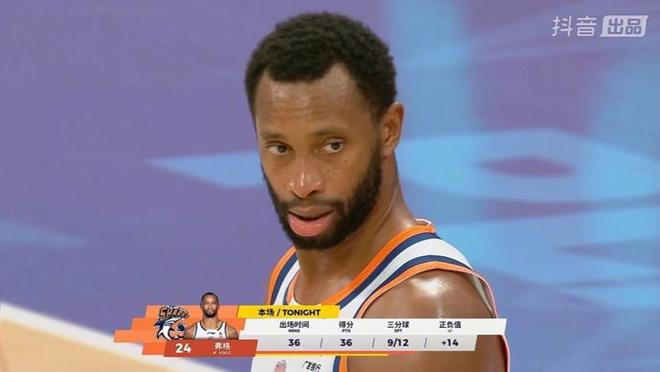 弗格发威！三分球12中9，全场砍下36分，助上海男篮提前锁定常规赛冠军