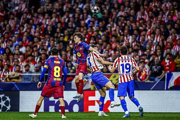 巴塞罗那总分2-3马竞无缘欧冠4强 埃里克-加西亚直红