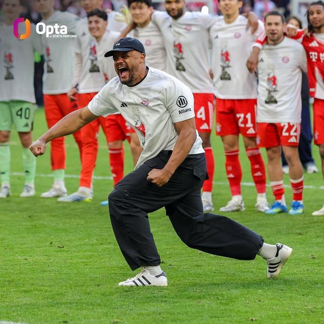 拜仁本赛季德甲落后情况下拿到25分，为五大联赛最多