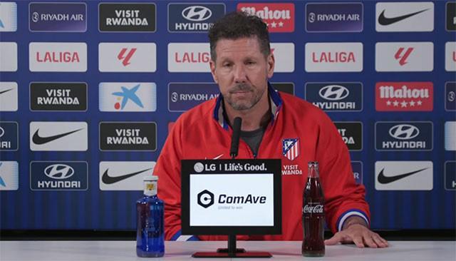 西蒙尼：要接受现实，皇社的冠军实至名归