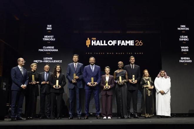 第五位入选FIBA名人堂的中国球员，中国篮协发贺信致敬王治郅