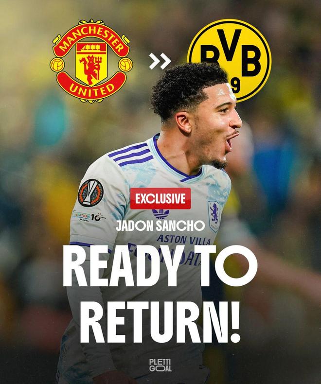 桑乔已同意重返多特！曼联承诺其免费走人，放弃激活自动续约条款