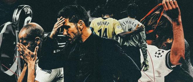 TA评欧冠无冕之王：马竞最悲情；枪手离冠军曾就差25分钟