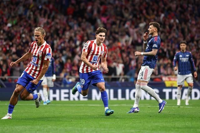 反差明显！马竞1-1闷平阿森纳！昨天欧冠9球大战，今天点球大战