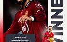 官方：B费当选PFA球迷票选英超3月最佳球员