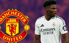 记者：只有曼联说服楚阿梅尼主动申请离队，皇马才愿意放人