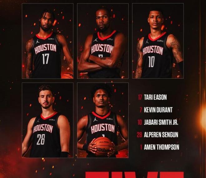 火箭季后赛13人阵容，坐拥7位前锋！万金油球员扎堆，锋线太豪华