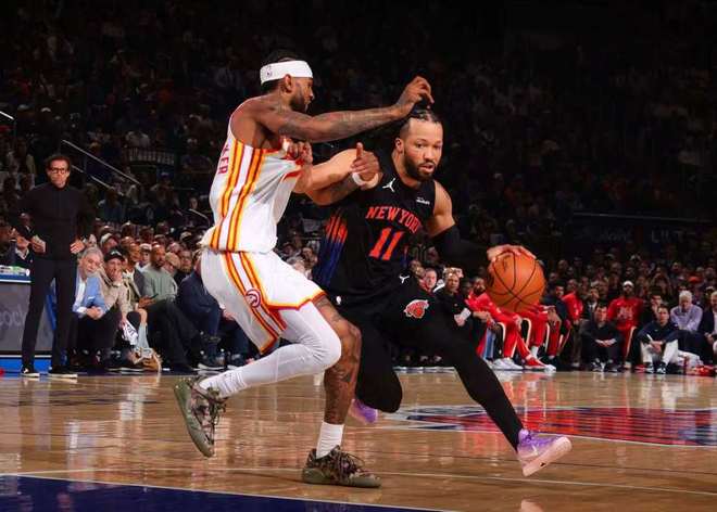 尼克斯大胜老鹰3-2夺赛点：布伦森39+8创新高 唐斯16+14+6