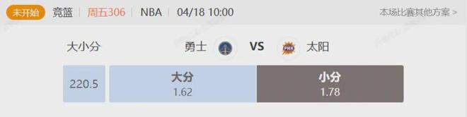 一同关注NBA焦点战 勇士VS太阳