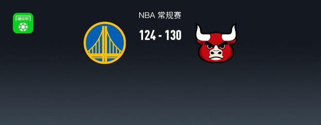 勇士7人上双124-130加时不敌公牛，吉迪21+13+17，布泽利斯41分