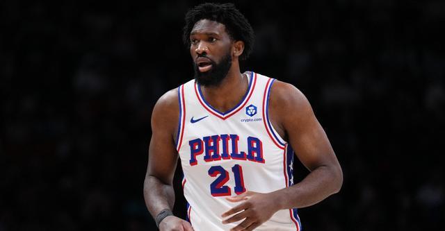 76人将乔尔·恩比德G3状态升级为出战存疑