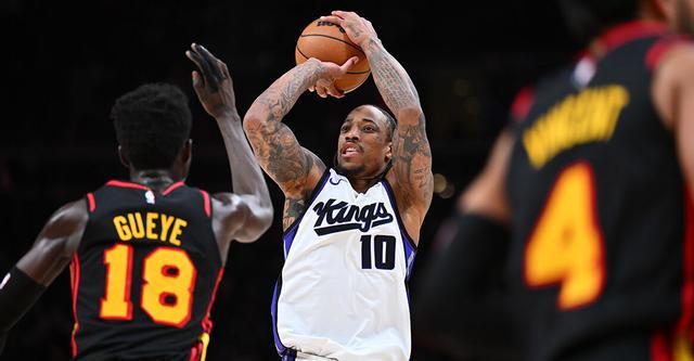 队记：今日国王客战篮网 德罗赞&蒙克不会出战