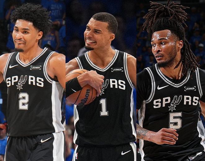 41分24板！24分11板7断！17分11助11失误！马刺三巨头刷爆NBA纪录