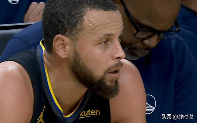再见了库里！神情落寞，太阳送别勇士，追梦输球输人，他得分最高
