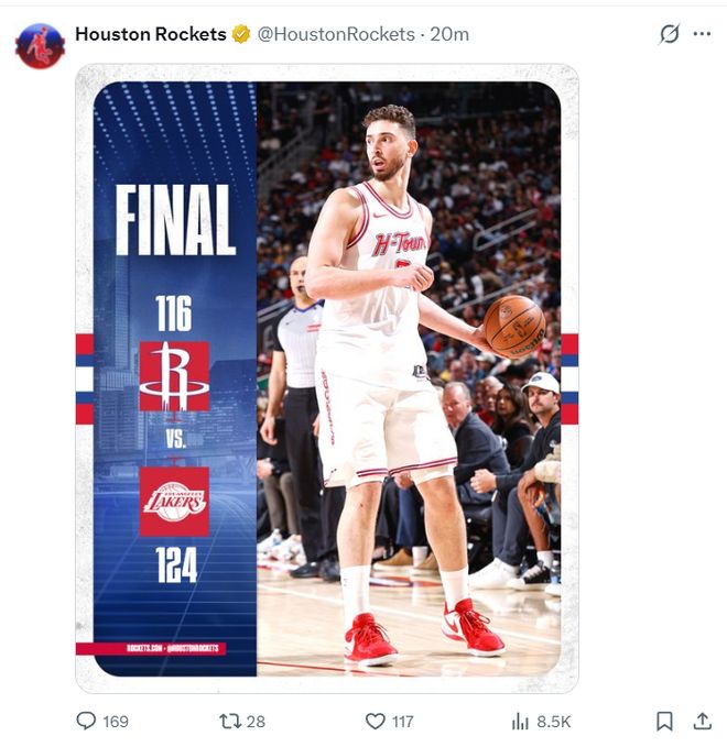 轰27+10助打成火箭真PG！申京复出惜败不背锅 官方晒海报证一切