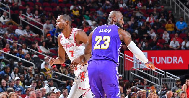 湖人vs火箭首轮前瞻：联盟大小王碰面 东契奇里夫斯伤情成关键