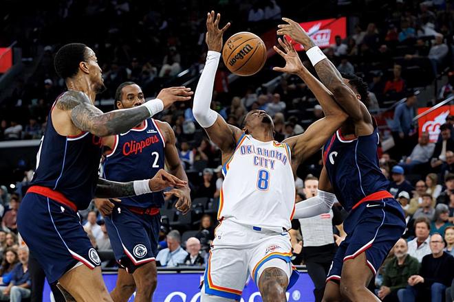 面对快船打出强势表现！雷霆锋线新星的状态真的开始回暖了？