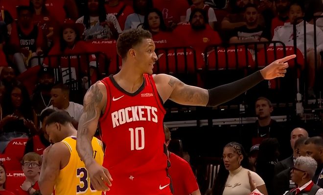 杜兰特伤缺！湖人多点开花，客场碾碎火箭队 季后赛首个3-0要来了