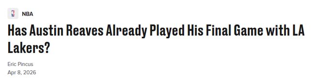 5年1.7亿-2.4亿！里夫斯打完湖人最后1场比赛？