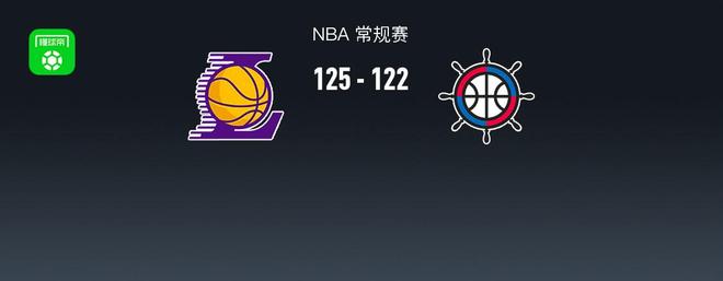 湖人125-122险胜快船，东契奇38+11，伦纳德31分伤退，詹姆斯13+11