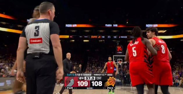 福将杨瀚森！5年，等了5年！开拓者季后赛大战马刺