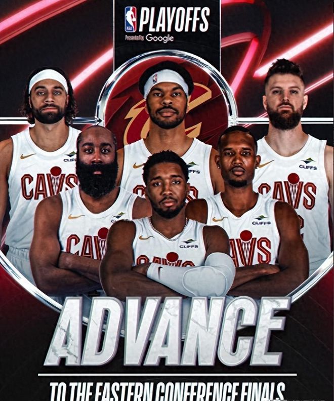 就在今天！骑士抢七晋级东决，37岁哈登创NBA过去80年第一纪录！