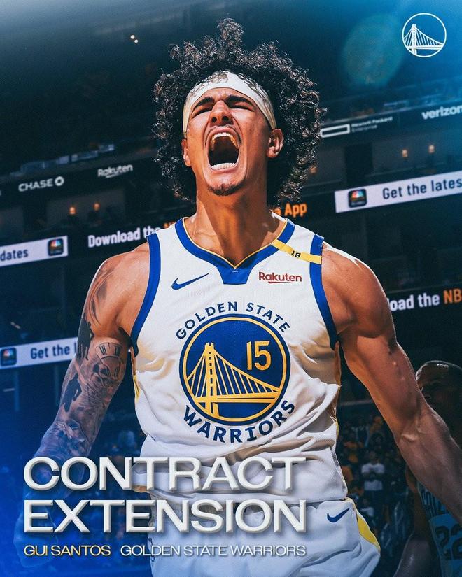 Shams:勇士与巴西后卫吉-桑托斯续签3年1500万美元合同