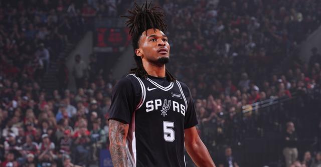 卡斯尔&哈珀合砍60分！杨瀚森得到1篮板 马刺客场逆转开拓者