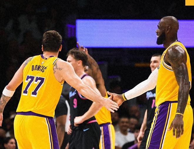 轰60+7+5！没詹姆斯很难赢，东契奇赛后明牌，湖人夺冠定律也来了