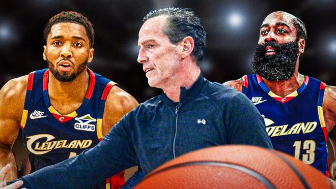 骑士队为哈登和米切尔创造进攻空间的策略，在打猛龙队时取得成功