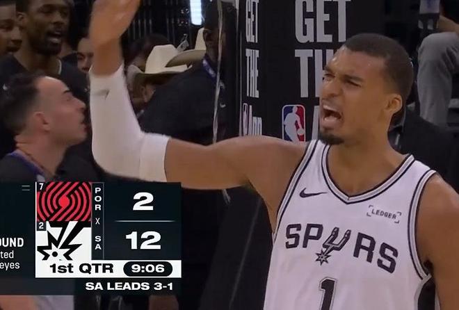 文班17+14！114-95马刺晋级，看数据：他就是头号功臣！