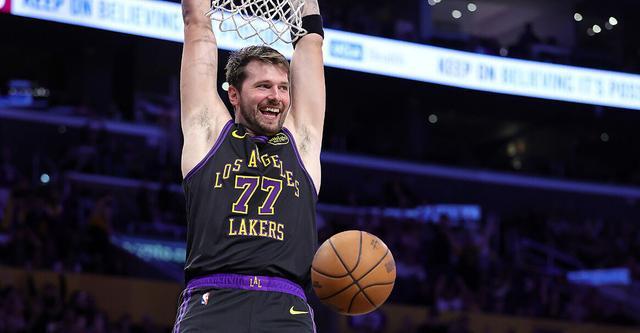 东契奇谈最后的扣篮：我的头差点碰筐 我觉得我碰到了