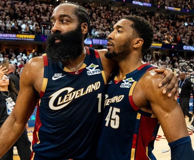 骑士活塞挺进天王山！哈登完成双里程碑，米球王刷爆NBA纪录