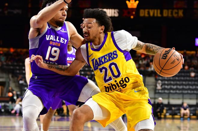 发展联盟刷出高分表现，湖人后场新星按理说应该打出这样的水准？