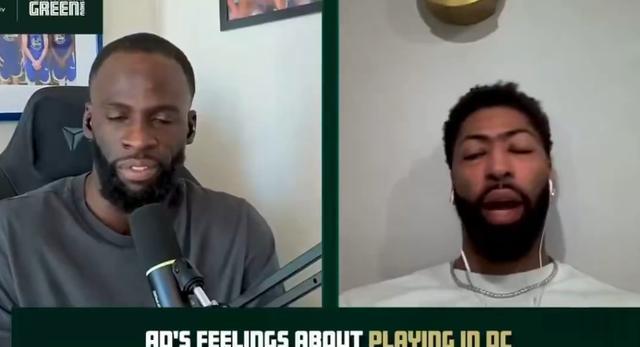 播客听浓眉讲话太催眠？勇士追梦格林竟然直播打瞌睡！