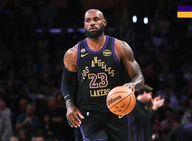 14分大胜！湖人锁定季后赛！老詹破历史第一纪录，东契奇轰42+12