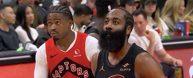 19+7+7误！哈登季后赛助攻历史第6 米切尔24中6 骑士被拖进天王山