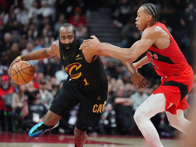 猛龙93-89击败骑士！哈登19+8，20岁小将立大功，此战诞生4个事实