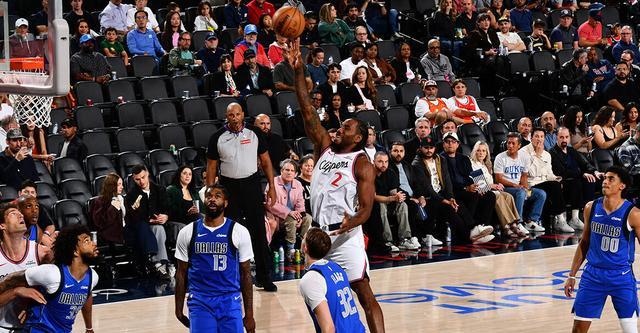 伦纳德34分弗拉格25+9 快船拒绝逆转击败独行侠