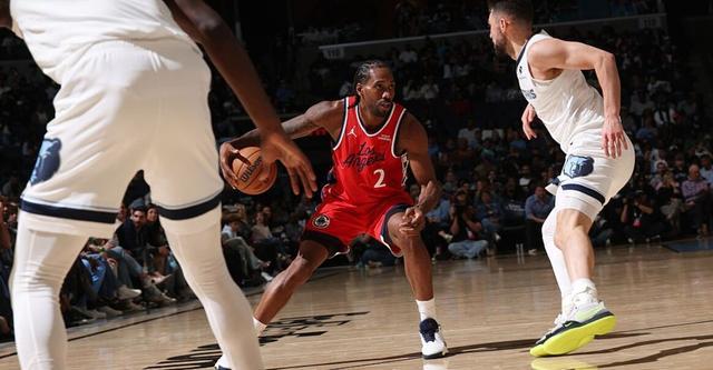 伦纳德28分加兰首发21+6 快船险胜灰熊