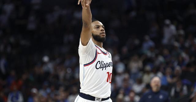 快船队史首人！加兰轰41+11&命中8记三分球