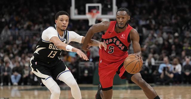 奎克利32+9小凯文-波特21+10 猛龙大胜雄鹿喜迎连胜