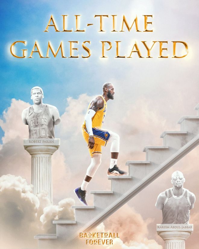 官方为41岁勒布朗戴上皇冠！又冲全新历史第1纪录 湖媒转推赞GOAT